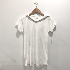 Zella Terry Cloth Hooded Tunic Length T-Shirt